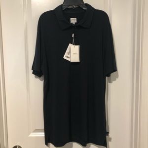 Armani collezioni men’s polo dark navy / black NWT
